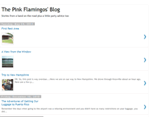 Tablet Screenshot of blog.thepinkflamingos.com